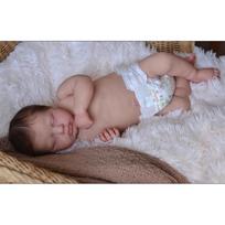 19 colių lėlė LOULOU imituoja Reborn Baby Doll žaislą, skirtą vaikų lėlių kompanionų žaislams Full Silicone Girl Doll gray