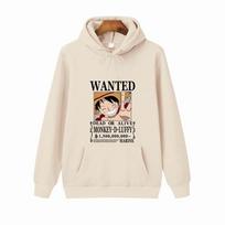 Anime One Piece Žieminis Manga Džemperis Su Gobtuvu Moterims Atsitiktinis Gatvės Stilius Luffy Šaunusis Zoro Megztinis Grafinis Hip Hop Džemperis Su Gobtuvu Unisex S beige