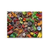 Virtuvės Grūdai Prieskoniai Šaukštas Paprikos Maisto Nuotraukos Sienų Menas Drobės Tapyba Plakatai Moderniems Namams Virtuvės Sienų Muralis Cuadros 40x50cm No Framed black