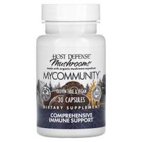 Fungi Perfecti Host Defense- Grybai, MyCommunity. 30caps