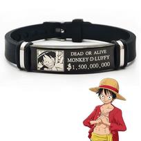 Nauja moterims, vyrams riešo dirželis Luffy Zoro Tas pats norimas papuošalų aksesuarai One Piece išvestiniai gimtadienio dovana animacinių filmų dovanos madinga kūrybinga gray