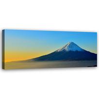 Canvas print, Mount Fuji 150x50 mėlyna