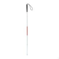 Aklųjų lazdelė-vaikštynė sulankstoma senjorams lengvos aliuminio lydinio žygio lazda 4 sekcijų 112 cm 5 Section 136cm