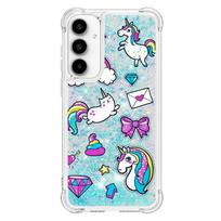 A15 A25 Dėklas skirtas Funda Samsung Galaxy A25 5G Viršelis Dinaminis skystas dėklas skirtas Samsung A25 A15 A35 A55 A05 A05S Telefonų dėklai Etui for Samsung A25 5G