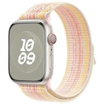 Nailono apyrankė Apple Watch juostai Ultra 2 49mm 44mm 40mm 45mm 46mm 41mm 42mm 40mm Apyrankė IWatch Ultra Series10 9 7 6 5 Se 8 Series10 46mm rožinė