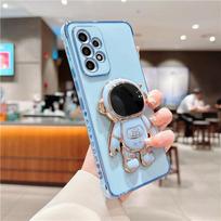 Prabangus astronautas stovintis telefono dėklas, skirtas Samsung Galaxy S20FE S21 Plus S22 S24 S25 Ultra A12 A13 5G A52 A53 A55 F12 Padengtas dangtelis For Samsung S25 Plus