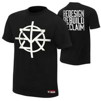 Wwe Drabužiai Trumpomis Rankovėmis Išvaizdos Drabužiai Seth T-shirt Rollins Varžybų Drabužiai Vyriški Sporto Gerbėjai Sportas Kritęs Viršus L gray