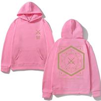 NET ARCADIA NAME VERIDIAN Hoody Grunge Ruduo Miegok ir Grupės Grafikos Drabužiai Sleep Token Tos Pačios Stiliaus Drabužiai Su Gobtuvu Aukštos Kokybės S rožinė