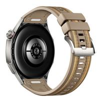 Nailono ir silikono dirželis, skirtas Huawei Watch GT 6Pro 46mm, sportinis apyrankė Huawei GT6 Pro išmaniajam laikrodžiui, greito atsegimo priedai 2025 For GT6 pro 46mm ruda