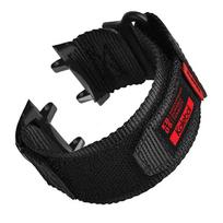 Sportinis Nailoninis Dirželis Amazfit T-Rex 3 Laikrodžiui Premium Moterims Vyrams Apyrankės Dirželio Kilpa Amazfit T-Rex 3Pro 48mm 44mm T-Rex ProR Pakeitimo Dirželiai Amazfit T-Rex 2 juoda