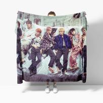 Kpop-BTS flanelinis pledas sofos dekoravimui Purus languotas vaikiškas pledas Karališko dydžio prabangūs užklotai ir pledai Antklodė Lova 30x40in