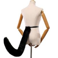 Lolitos lapės uodegos kostiumai Cosplay vakarėliui Super didelė katės uodega paaugliams ir suaugusiems mėlyna
