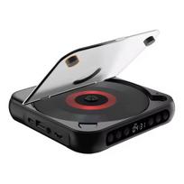 KC-918 CD grotuvas Nešiojamas Bluetooth muzikos grotuvas CD grotuvas Apsauginis dangtelis nuo dulkių 6 režimai A-B kartojimas Laikmatis su nuotolinio valdymo pultu CD Player juoda