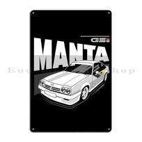 1984 Opel Manta 400 B Metalinė lentelė Plakatas Plokštelės Sienos dekoras vakarėliui baras sukurti Manta 400 Senas Klasikinis Automobilis Skardinis ženklas Plakatas 20x30cm white