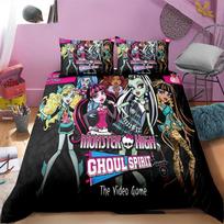 3D Spausdinta Monster High Patalynės Kolekcija Antklodės Užvalkalas Miegamojo Antklodės Užvalkalai Viengulis Twin King Dydžio Antklodės Užvalkalas Namų Tekstilė 23 Vnt. 135X200cm-2pcs black