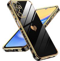 Dengtas dėklas Samsung Galaxy S25 S24 S23 Ultra S21 S20 FE A55 A52 A53 S22 Plus A13 A54 A14 Meilės širdelės šoninis raštas galinis dangtelis A14 gray