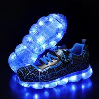 Vaikams šviečiantys sportbačiai Mergaitėms riedučių šviesūs batai Naujos mados Vaikams Mergaitėms USB įkrovimas LED batai Berniukams kvėpuojantys 32 blue