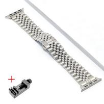 Luxury Metal Strap for Apple Watch Ultra 2/1 Bands Series 10 7 8 9 Se 6 5 4 3 Gold Bracelet Iwatch 46mm 42mm 44mm 38mm 45mm 41mm 44mm 45 46(s10) 49mm sidabras