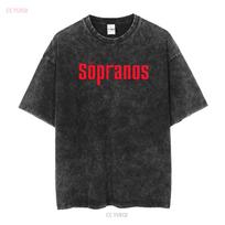 Vintažinis 2000 m. The Sopranos logotipas HBO TV laidos reklaminis marškinėlis Dydis XL Juodas Y2k vintažinis Išskalbtas Minkštas grafinis Šiek tiek M black