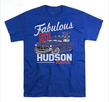 2026 Disney Retro Pixar Cars Pasakiškas Hudson Hornet Doc Hoody Marškinėliai Vyrams Moterims Unisex AC591 Trumpomis Rankovėmis Gatvės Stilius XL blue