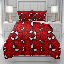 Žmogus-voras antklodės užvalkalas vyrams moterims/vaikams VAIKIŠKAS spausdinimas Pokémon animacinis patalynės komplektas minkšta lova patogus 135x200cm 2pcs red