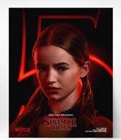 Stranger Things 5 sezonas Plakatas Skardinė lentelė 20x30 cm Retro Sienų dekoras