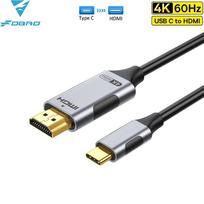 USB C į HDMI kabelis 8K@60Hz 4K@120Hz Type C į HDMI suderinamas HDTV kabelis televizoriaus konverteriui, MacBook Air, iPad, USB-C HDMI adapteris 3M