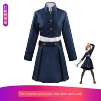 Jujutsu Kaisen Cosplay Costumes Gojo Satoru, Itadori Yuji, Kugisaki Nobara, Inumaki Toge Cosplay Anime Kizaki Wild Rose (Blue) S black
