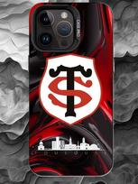 S-Stade-Toulousain dėklas telefonui iPhone 17 16 15 14 13 12 11 Pro Max Plus Sidabrinis Matinis Juodas Dangtelis iPhone17 white