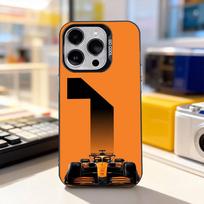 Racer L-Lando N-Norris telefono dėklas, skirtas iPhone 11,12,13,14,15,16,17,Pro,Max,Plus,E,Air,Mini IMD matinės juodos spalvos iPhone15plus