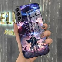 A-Attack On Titan Anime telefono dėklas, skirtas Samsung S26 S25 Plus S20 S20 Plus S22 Ultra S23 FE S21 Plus S21 Ultra, stiklinis dangtelis Samsung S25 Ultra