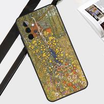 Gustavo Klimto meno dėklas, skirtas Samsung Galaxy A12 A22 A32 A52 A56 A36 A26 A16 A06 A54 A34 A14 A13 A53 A15 A35 A55 Samsung A54 5G beige