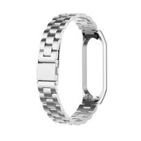 Metal Strap For Xiaomi Mi Band 10 9 8 NFC Stainless steel Bracelet Wristband Correa for Mi band 7 6 5 4 3 Watchband Accessories For Mi Band 6 sidabras