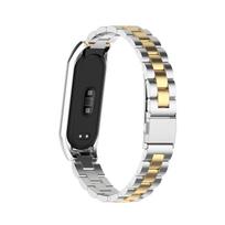Metal Strap For Xiaomi Mi Band 10 9 8 NFC Stainless steel Bracelet Wristband Correa for Mi band 7 6 5 4 3 Watchband Accessories For Mi Band 6 black