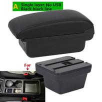 Volkswagen Caddy 5 porankių dėžutė Skirta VW Caddy 5 2021 2022 2023 2024 2025 Automobilio porankio centrinė daiktadėžė Automobilio priedai black