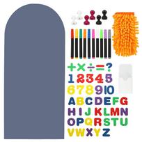 Arkos magnetinis sienos lipdukas 40x18 /39.3x17.5  Lipnus magnetinis arkos grafiti sienos lipdukas Magnetinė kreidinė lenta lipdukas vaikams black