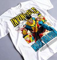 2026 Fashion Invincible Comic Anime Men's Mark Grayson Summer T Shirts Omni-Man T Shirt Short Sleeve Round Casual Cotton Tops XXXL juoda