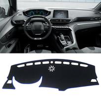 Automobilio prietaisų skydelio dangtelis Kilimėlis Apsauga nuo šviesos kilimėliai Anti-UV Kilimai Peugeot 3008 5008 GT Hybrid 2016 2017 2018 2019 2020 2021 2022 2023 gray