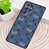 Takso šuns dėklas telefonui Samsung Galaxy note 10 pro S26 Ultra S23 S24 FE S25 S21 S22 PLUS smūgiams atsparus dangtelis Galaxy S20 FE 5G gray