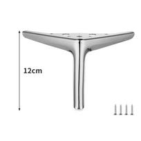 4 vnt. Metalinės baldų kojelės Aukštis 12/15/18/25 cm Pakeičiama kojelė sofai, kavos staliukui, spintelės baldams DIY Pakeičiamos kojelės