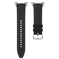 Oda apvyniota silikoninė laikrodžio apyrankė, skirta Samsung Galaxy Watch8/Watch 8 Classic - Nerūdijančio plieno sagtelė, paviršius pralaidus orui, patvari 40/44/46 mm samsung watch8 40mm juoda