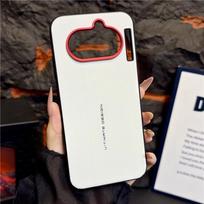 For Nothing phone 4A Case Red Camera Frame Luxury Textured Ultimate Design Leather Protective Soft Case Cover Nothing Phone (4a) black