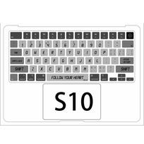 Macbook Air/Pro/Neo M1 M2 M3 M4 M5 Spalvoti klaviatūros lipdukai / Mikro matinė minkšto popieriaus klaviatūros plėvelė / Anti-scratch Derocation Klaviatūros apsaugos priemonė Macbook Air 13(M1)-A2337