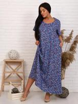 Medvilninė suknelė maxi 6XL gray