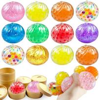 Spalvingas Koldūno Karoliukas Minkštas Streso Kamuoliukas Fidget Sensory Lipnus Žaislas Suaugusiems Streso Mažinimui Šventės Dovanėlės Šventinės Dovanos 2026 2pcs