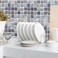 A84E-Self-Adhesive Marble Wall Tiles - Waterproof Stickers For Kitchen Backsplashes,Bathrooms,Living Rooms, Easy To Install