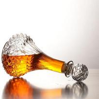 250-1000 ml Aukštos kokybės skaidraus stiklo vyno butelis viskio dozatorius Kūrybingas raudonojo vyno butelis alkoholiniams gėrimams Scotch Bourbon