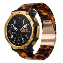 Dervos apyrankė skirta Amazfit T-Rex3 Pro 48/44mm, kvėpuojanti, madinga, patvari apyrankė skirta Amazfit Bip 6-5/Balance 2-1/Active 2-2 kvadratiniams Amazfit GTS 4-3 beige