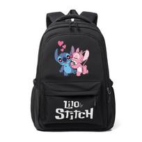Disney Stitch Vaikų Kuprinė Animacinis Mokyklos Krepšys Mergaitėms 45x30x15cm