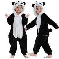 Žiemos pliušiniai pižamos vaikams Vaikų karvytės vienaragio miego drabužiai Šiltai laikantis Kigurumi berniukams mergaitėms Flaneliniai vilnos miego drabužiai 130 white